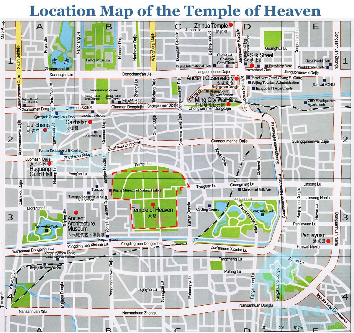 карта Храм Неба 
