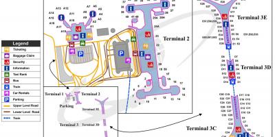 Пекінський міжнародний аеропорт термінал 3 карті