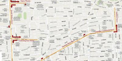 Карта Пекіна пішохідна екскурсія 