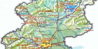 Карта топографічна Пекіна