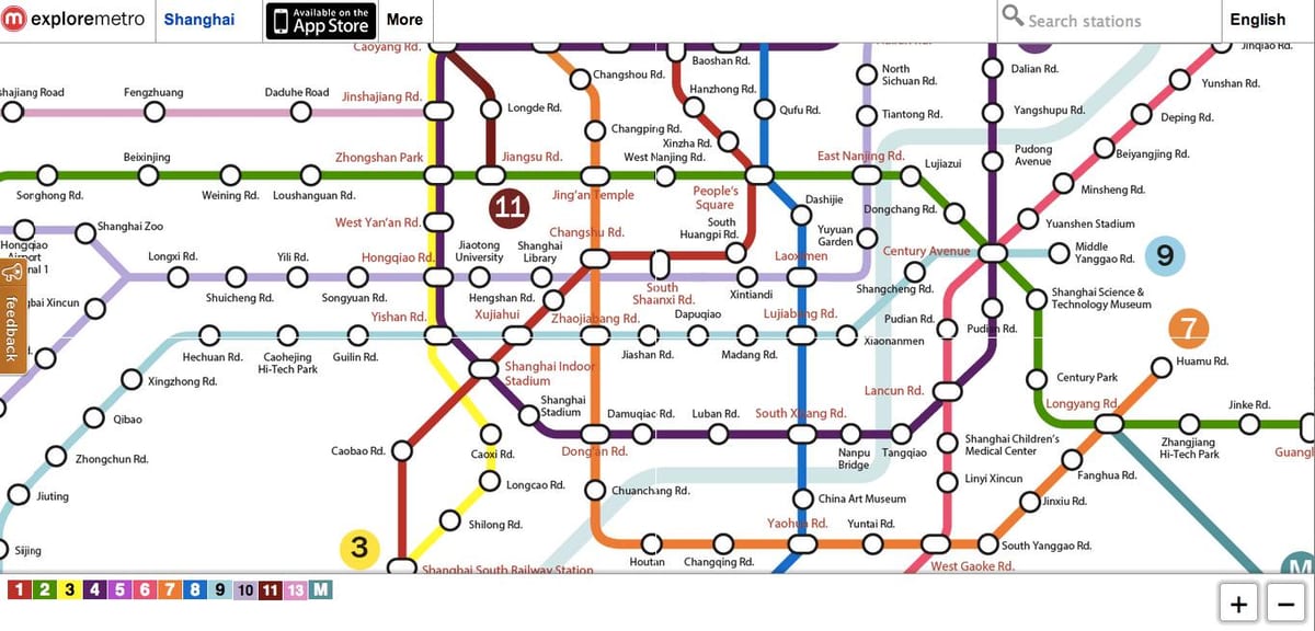 дослідити Пекін карта метро