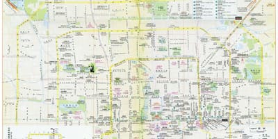 Центрі Пекіна карті