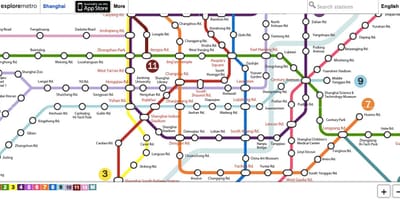 Дослідити Пекін карта метро 