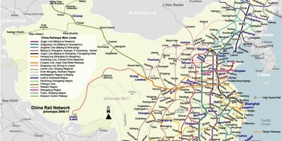Пекін карта залізниць