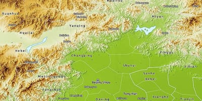 Карта Пекіна 3д