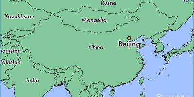 Карта Китаю показує Пекін